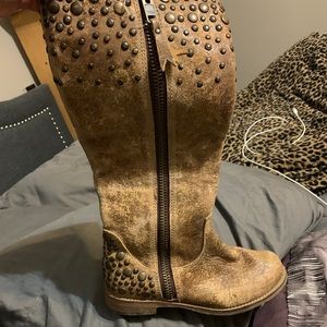 Worn three times! Knee high